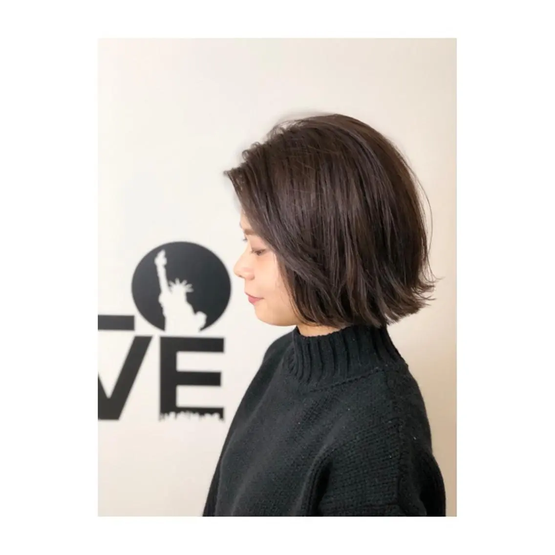 ショート ワンレンボブ アッシュ ボブ ショートが得意✂️ 藤城建太のヘアスタイル