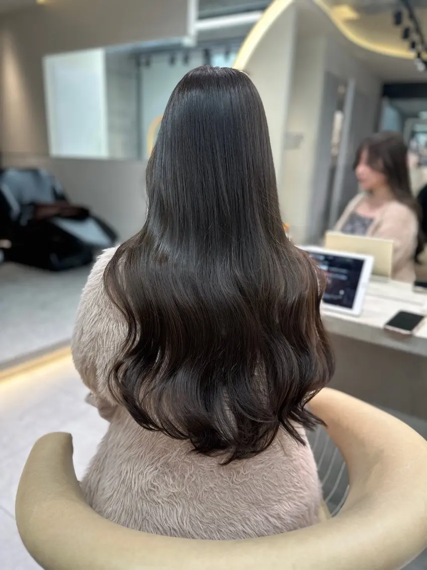 ロング カラー カット ヘアカラー トリートメント 《髪質改善✖️オリー ブ🧸》小嶋拓也のヘアスタイル