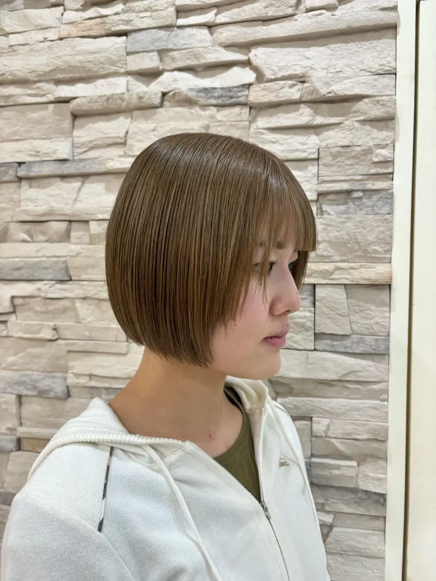 ショート カラー ベージュカラー ハイトーンカラー ボブ カット ヘアカラー 田野倉NEXT店 美髪ニストのヘアスタイル