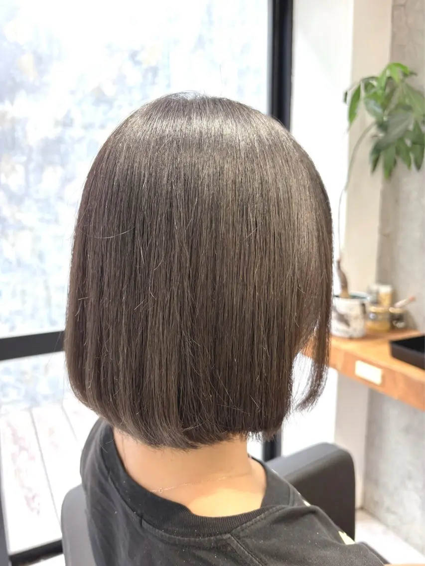ショート カラー ヘアカラー トリートメント yuzuki 【北谷】のヘアスタイル