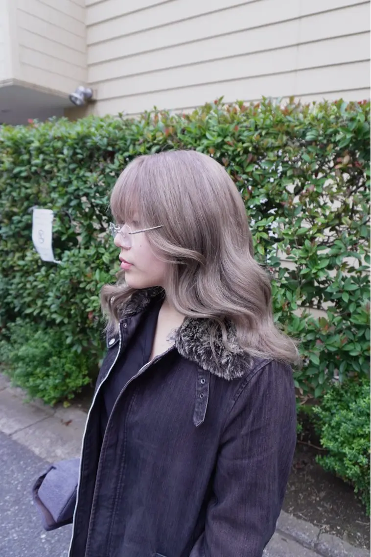 セミロング カラー 似合わせレイヤー ‪ෆ‪.*艶髪補修のヘアスタイル
