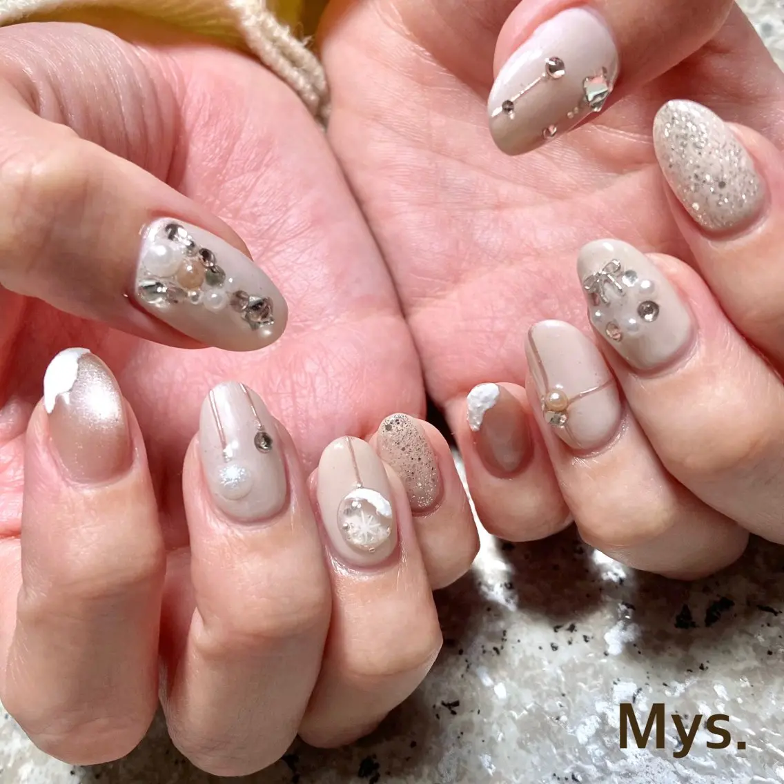 ネイル ハンドネイル Mys. 三上紗紀のネイルデザイン