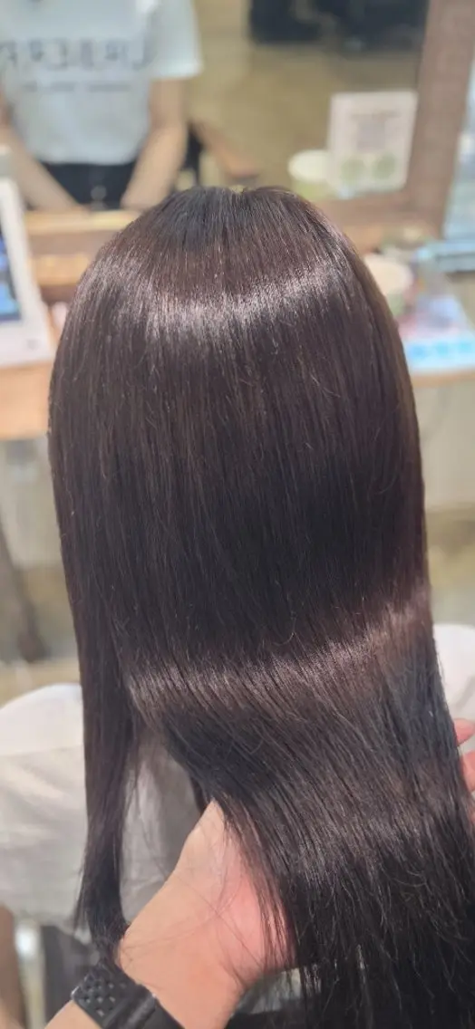 セミロング 谷岡 沙也佳のヘアスタイル