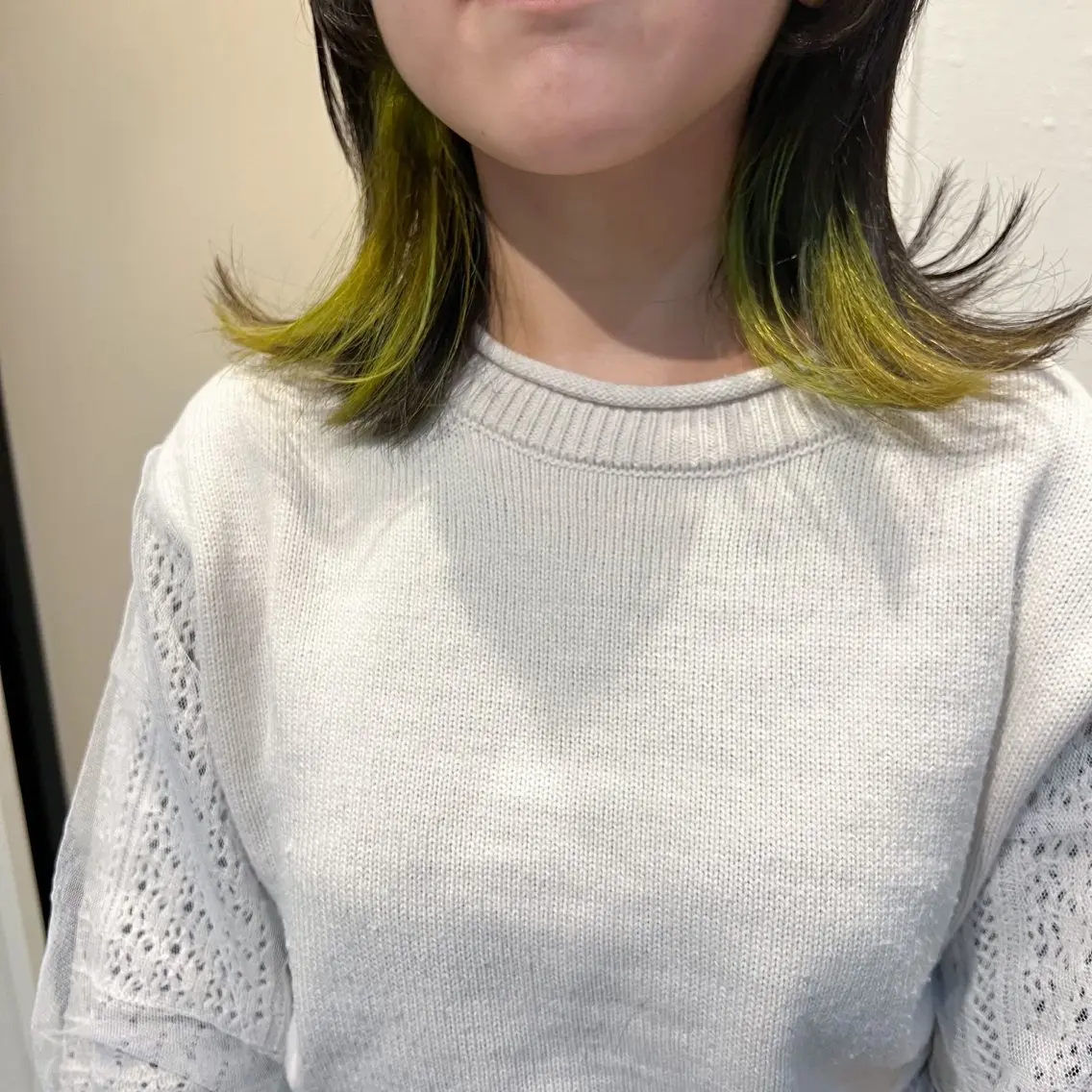 ミディアム カラー イヤリングカラー カラーパティシエ facce🌼ikoのヘアスタイル