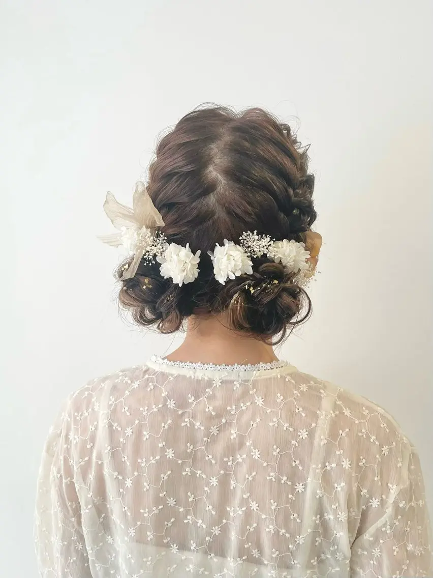 セミロング 佐藤 結花のヘアスタイル