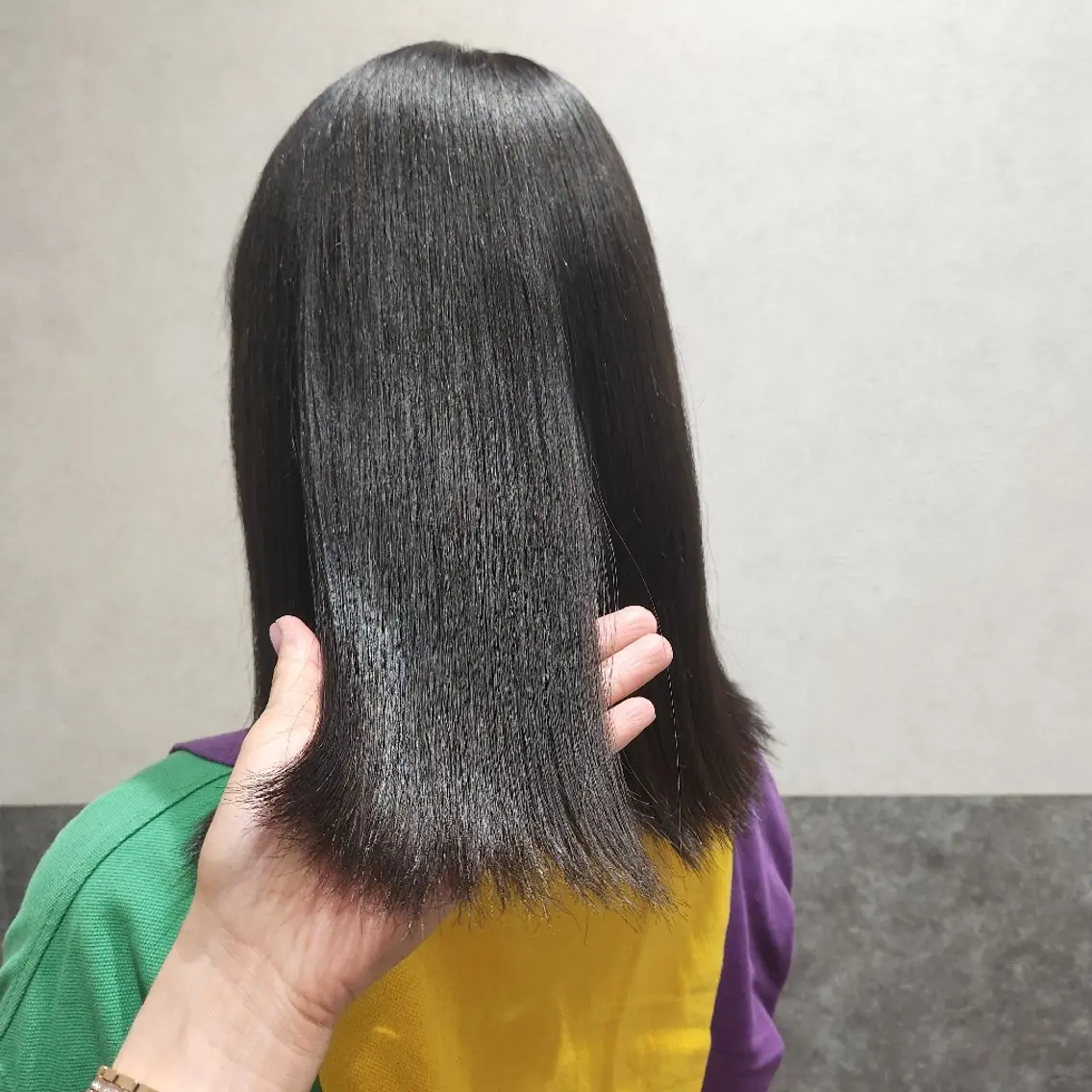 セミロング カラー シールエクステ🎀 ホシノ🕒ユウカのヘアスタイル