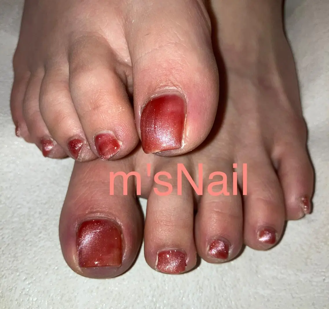 ネイル ジェルネイル マグネットネイル m'sNail 福岡西区 ネイルのネイルデザイン