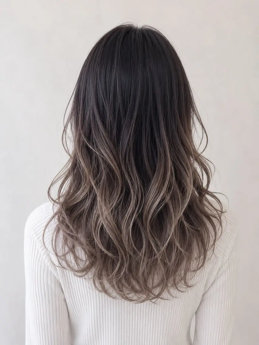 ロング ヘアカラー トリートメント Garden 浅草蔵前のヘアスタイル