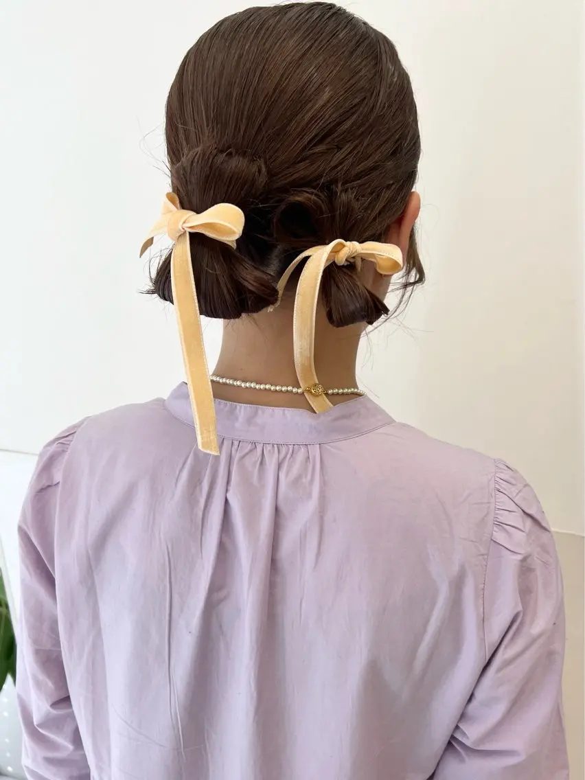セミロング ヘアセット 🧸 サトウサクネ🧸のヘアスタイル