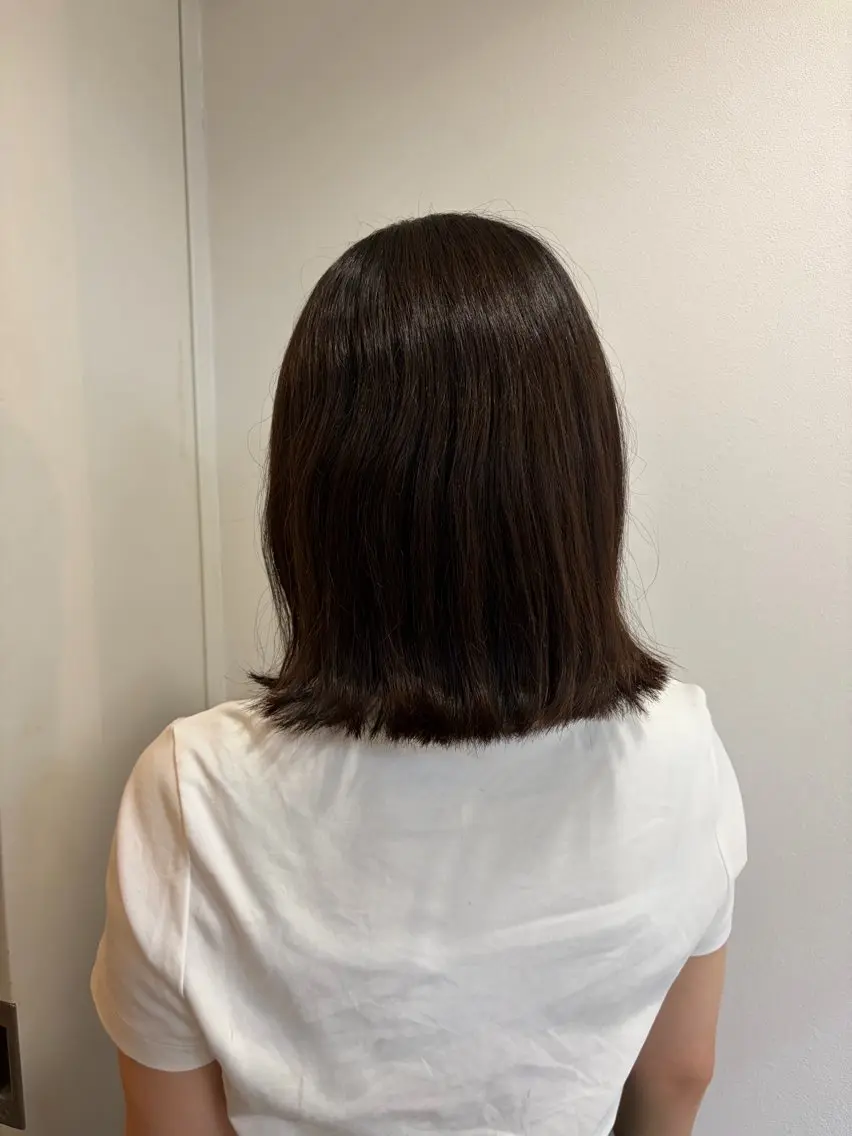 ミディアム ミディアムパーマ UNBIRTHDAY いずみのヘアスタイル