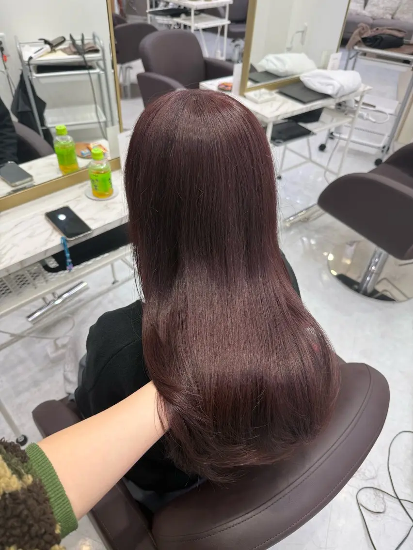 ロング カラー ヘアアレンジ ヘアカラー トリートメント ヘアセット 💗横浜美容室 💗HARUNAのヘアスタイル