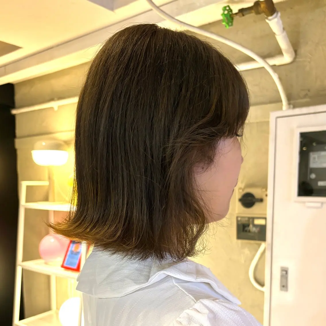 ミディアム カラー ヘアカラー トリートメント ヘアセット 🫧ハイトーン×艶 カラー🫧 Rionのヘアスタイル