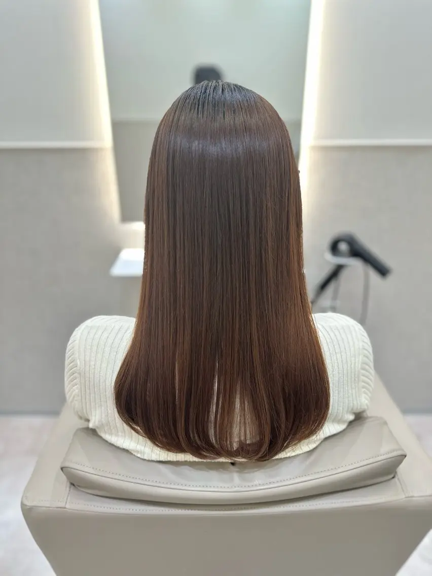 ロング カット 縮毛矯正 トリートメント 縮毛矯正💎髪質改善 レイヤー✨山内健太郎のヘアスタイル