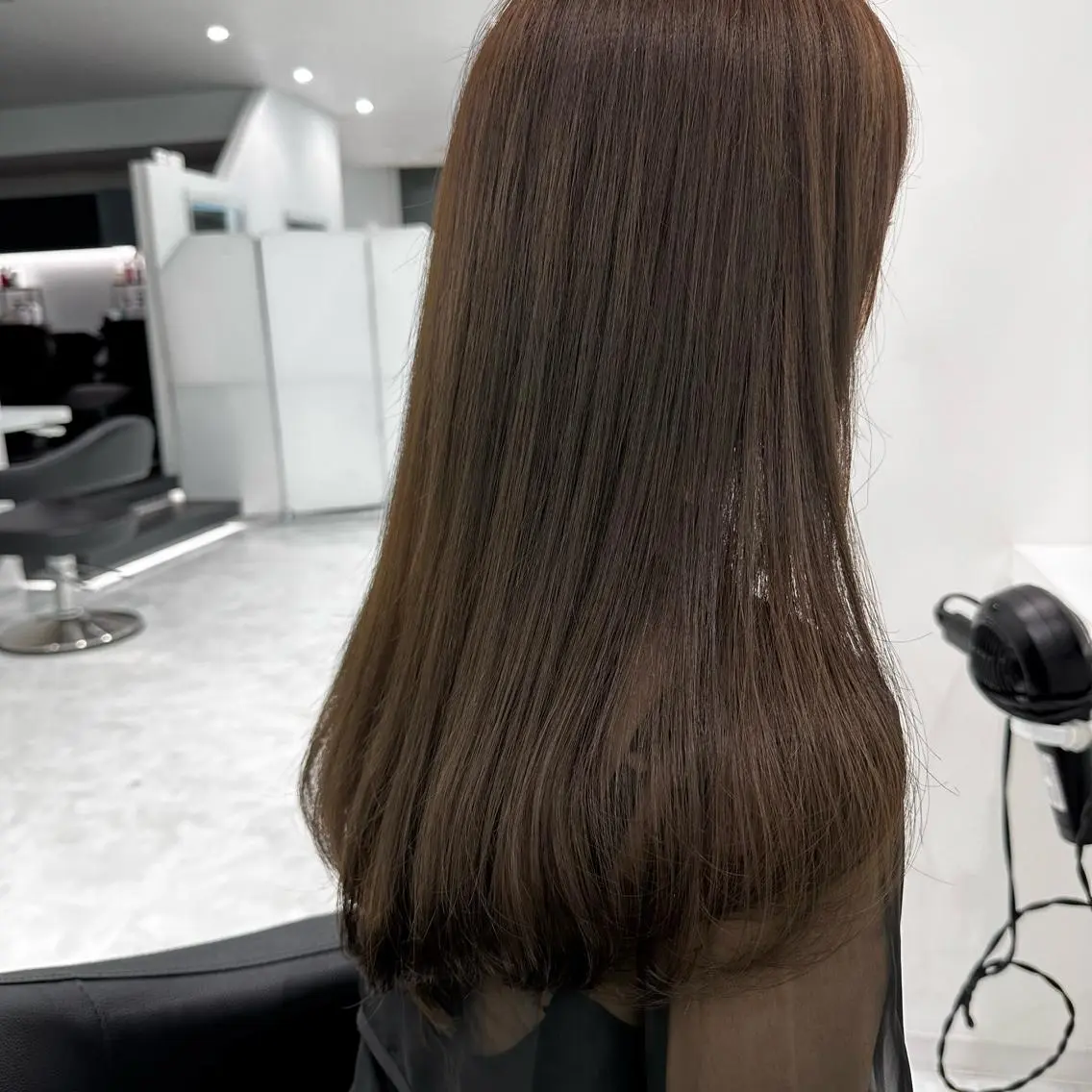 ミディアム カラー カット ヘアカラー トリートメント ヘッドスパ ヘアセット ♡上品韓国髪♡ブラ ウン/SAYATOのヘアスタイル