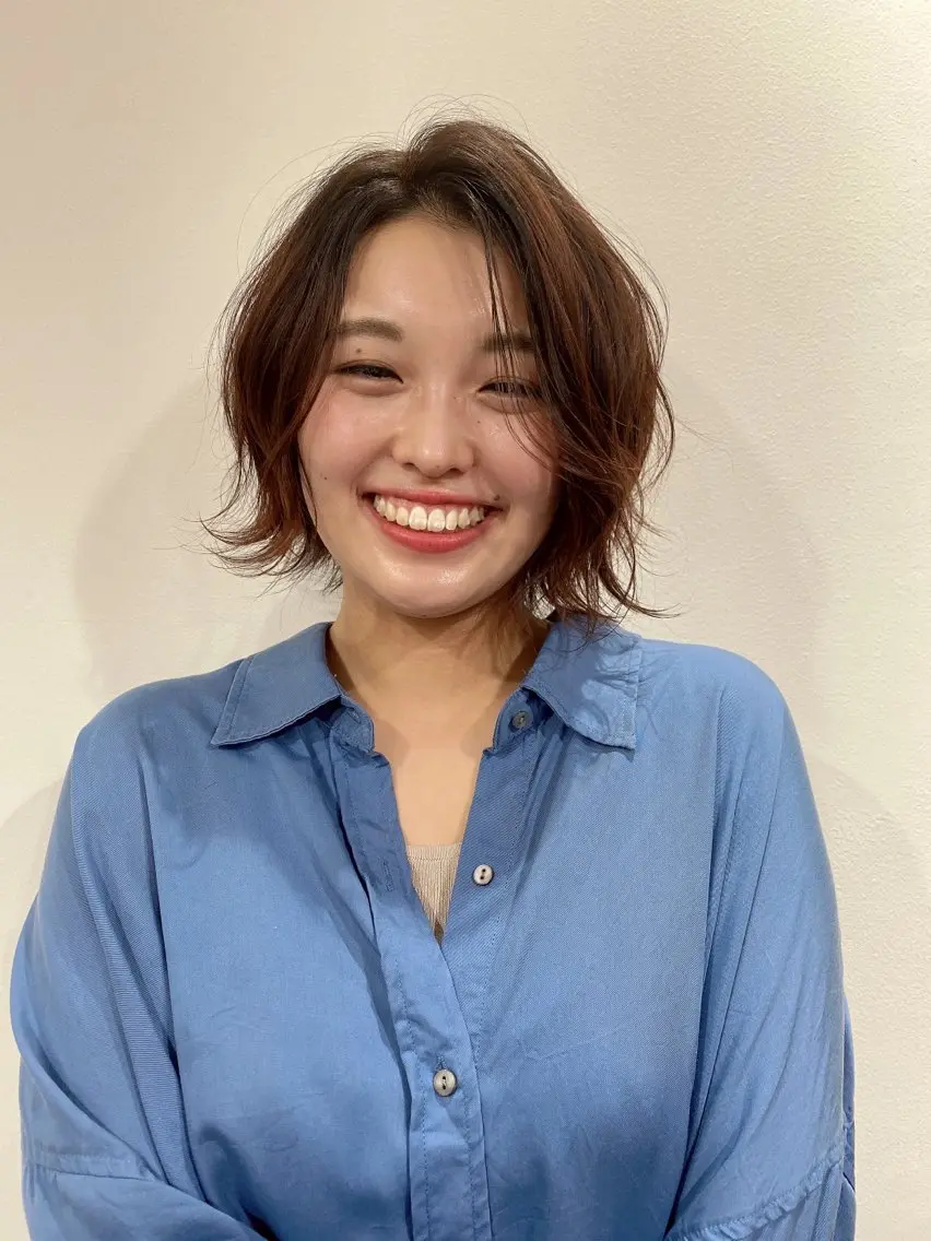 ショート カラー merc.🌿✨ いとうりかのヘアスタイル