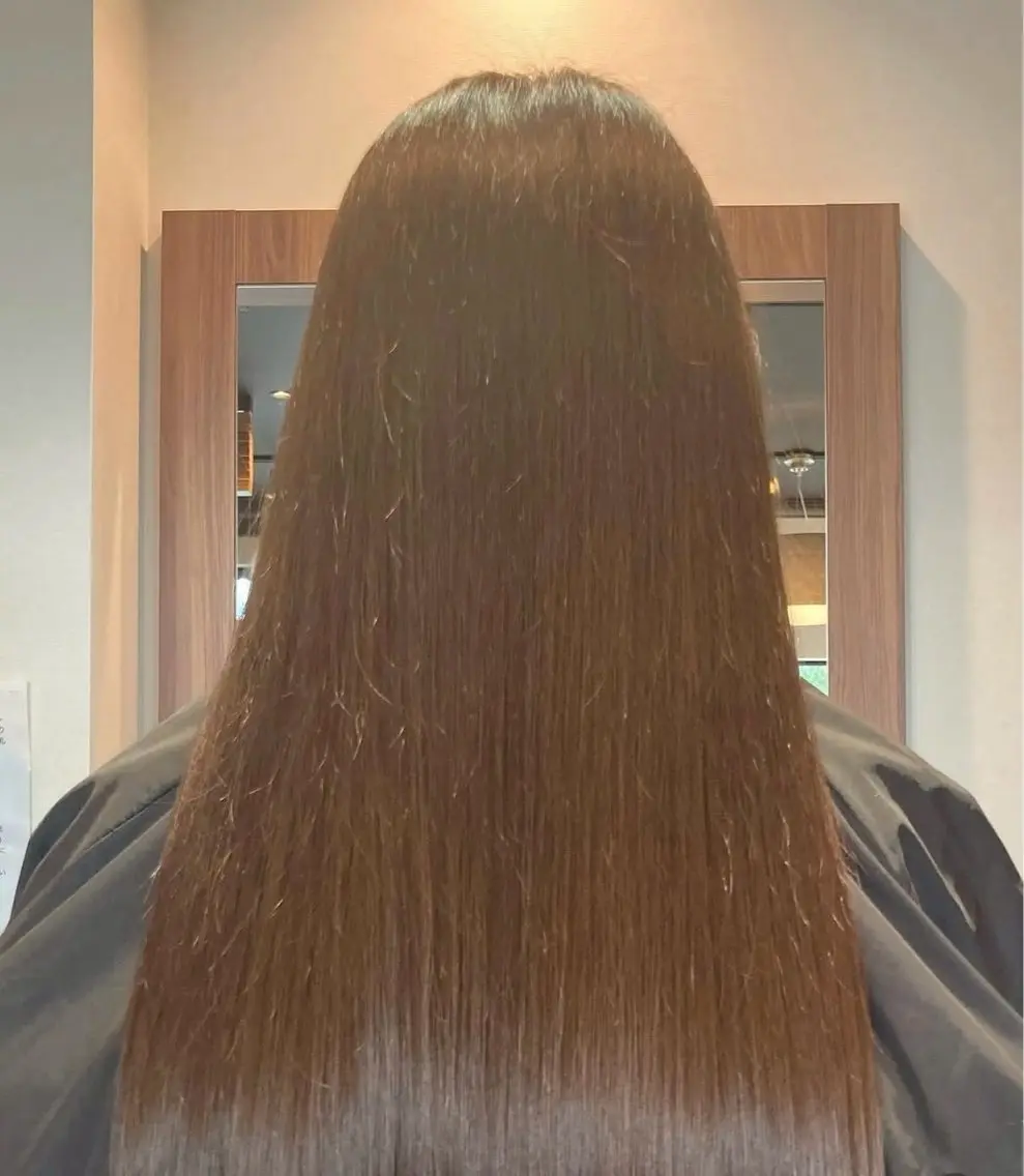 ロング 酸性ストレート RAPTURE 宝地店のヘアスタイル
