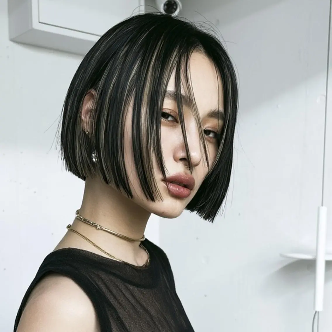 ショート カラー ヘアカラー ハイトーン/表参道 ミウのヘアスタイル