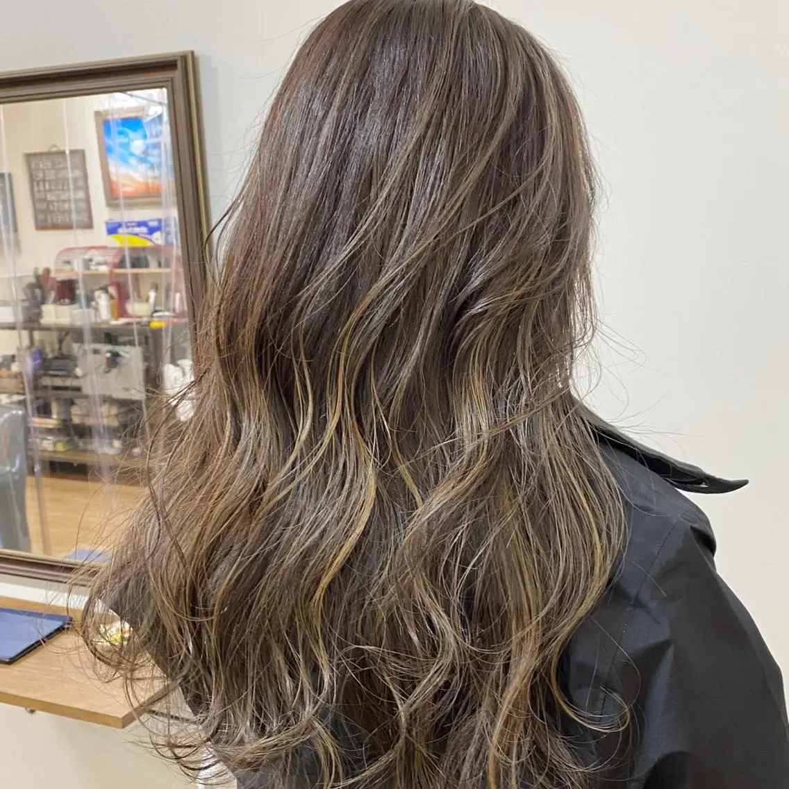 ロング カラー カット ヘアカラー 馬場 涼平のヘアスタイル