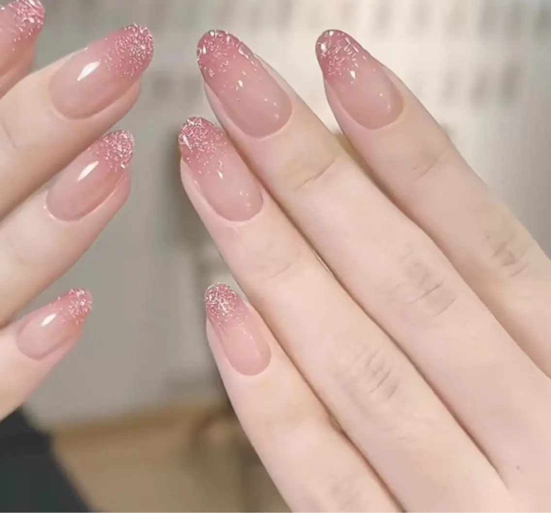 【 自爪ジェル/90分 】新生活応援★ラメグラテーション♪ ¥4990 → 3990の写真
