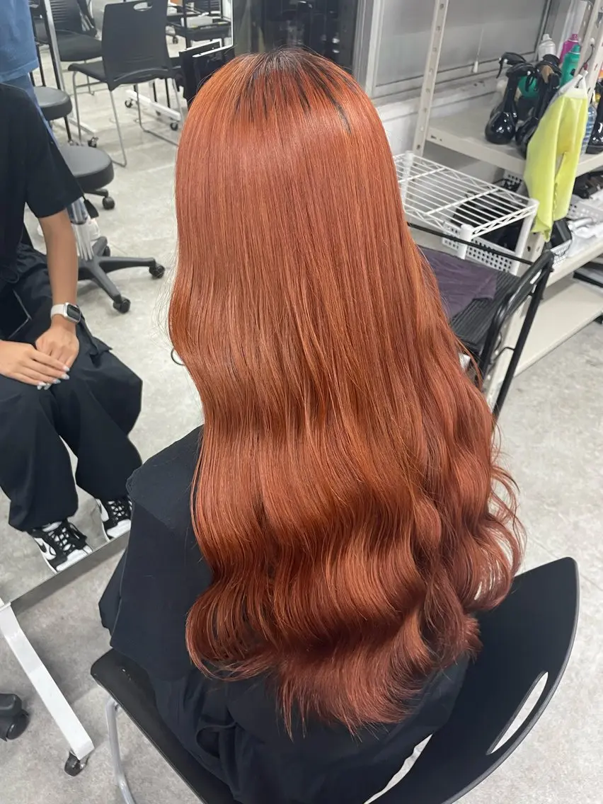 ロング カラー カット ヘアカラー トリートメント ヘアセット 💗横浜美容室 💗HARUNAのヘアスタイル