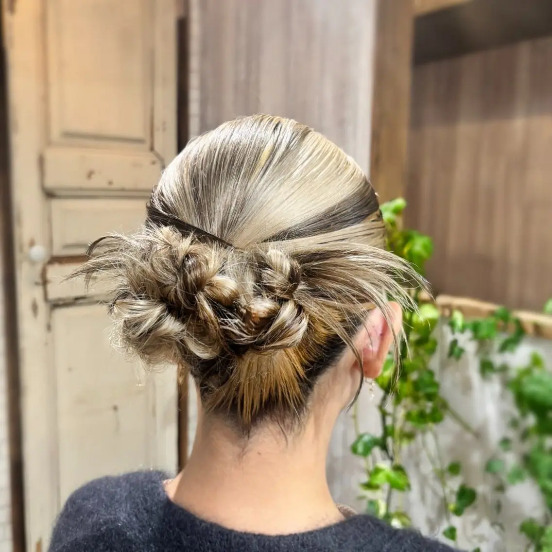 ミディアム ヘアアレンジ ヘアセット 垢抜けメイク✖️盛れ るヘア/SAORIのヘアスタイル