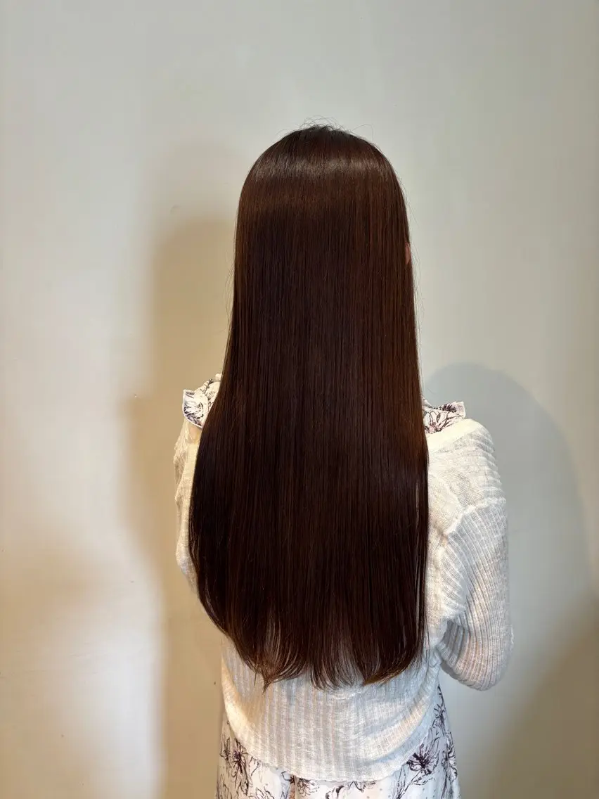 ロング カラー トリートメント 小野 愛花のヘアスタイル