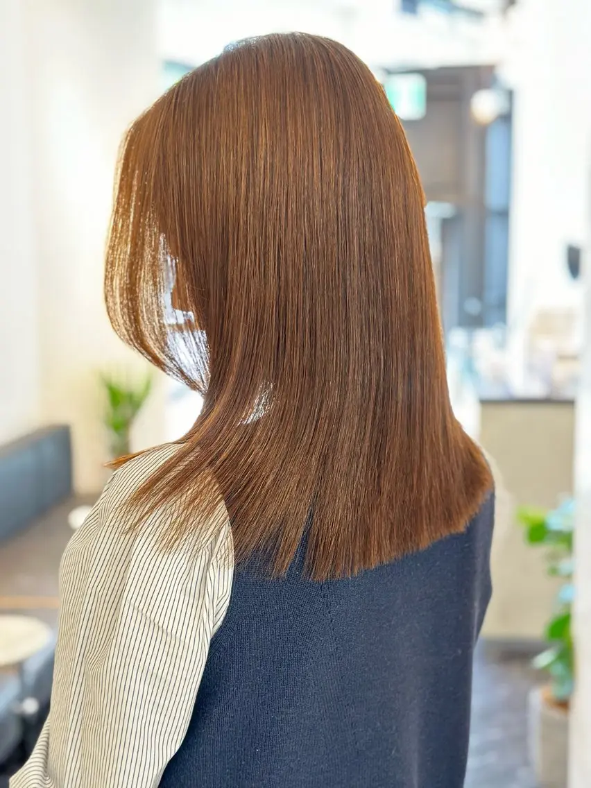 セミロング カラー 🍀美髪クリエイター 味田 雅宏🍀のヘアスタイル