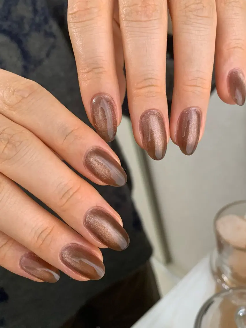 ネイル マグネットネイル シンプルネイル EMIKOのネイルデザイン