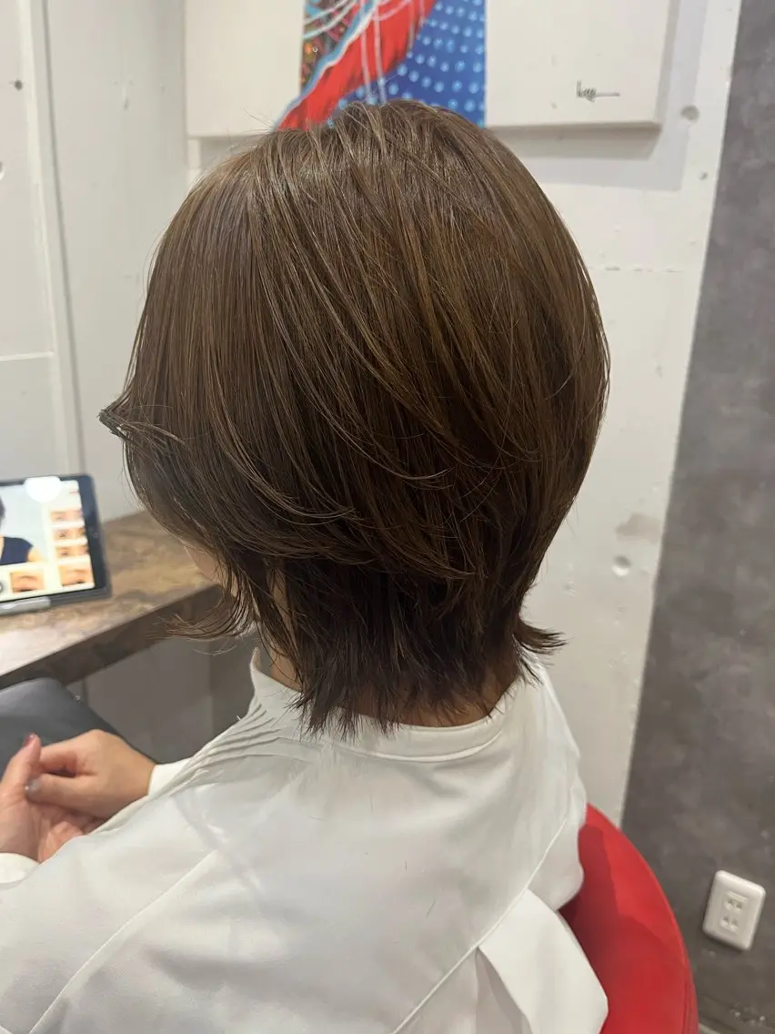 ショート カラー カット ヘアカラー トリートメント 駅チカ【ali'i】 アリイ花崎友美☘のヘアスタイル