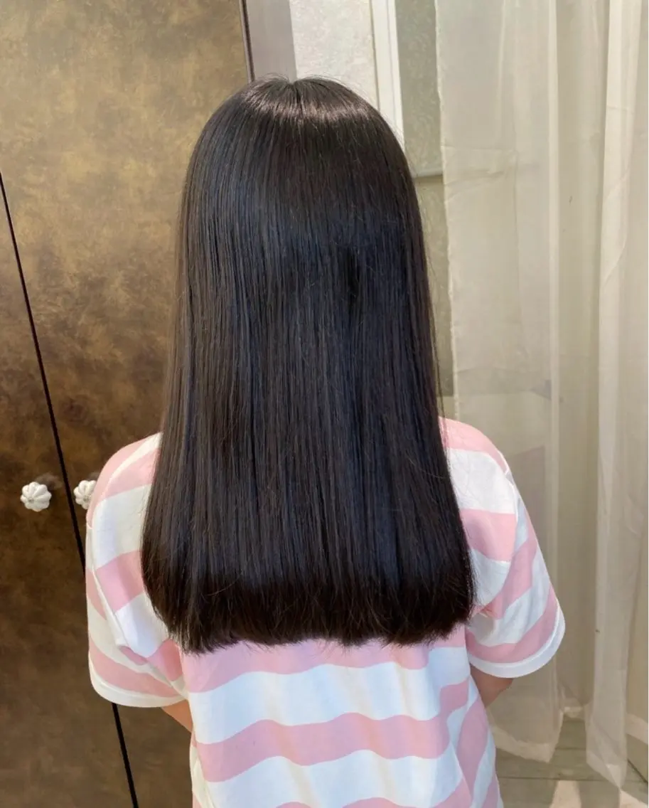 セミロング ママ美容師 Tsuchiyaのヘアスタイル