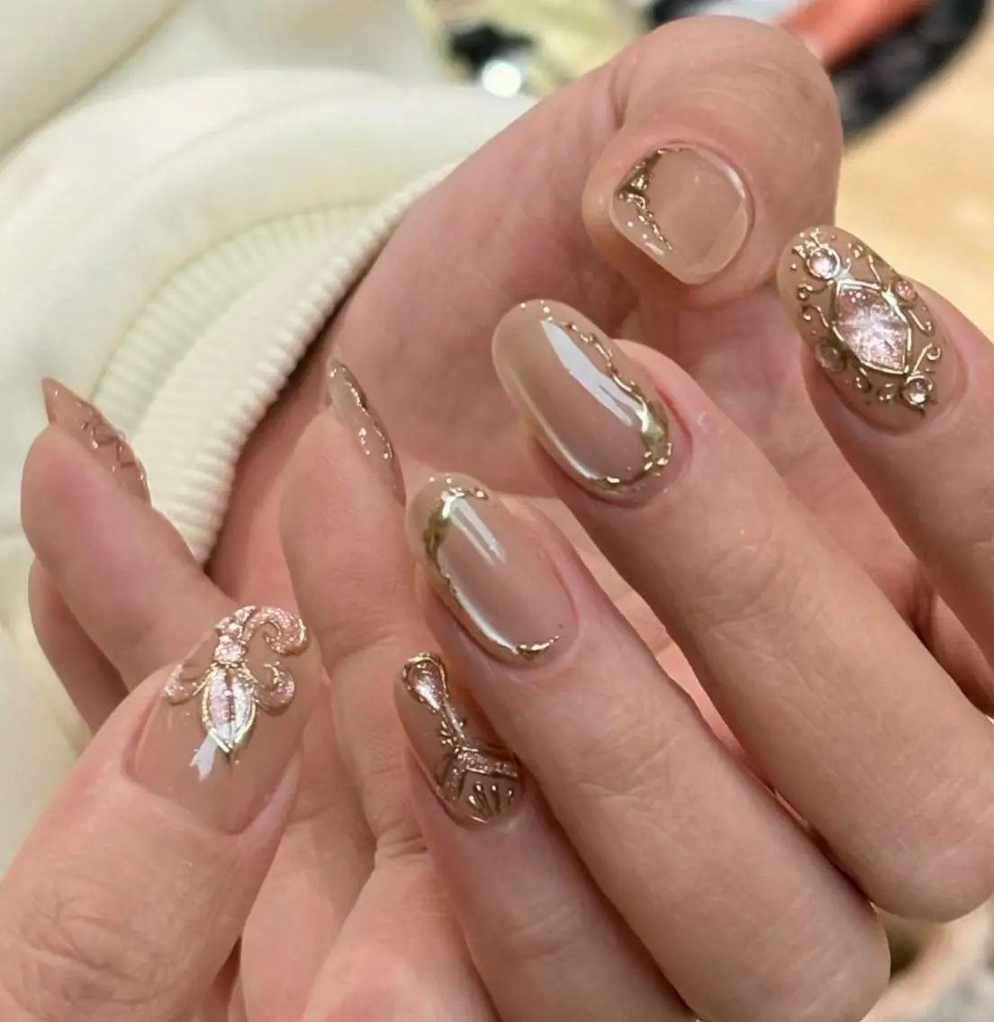 ネイル ハンドネイル 🎀 KiKi_nailのネイルデザイン
