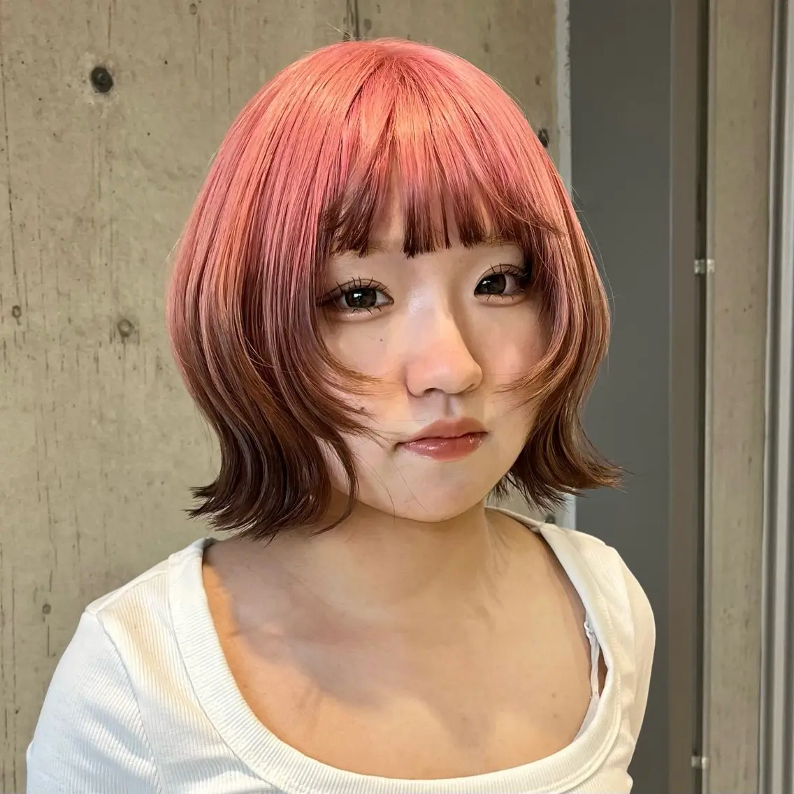 【🌈ルーツカラー🌈】1ブリーチ+カラー+トリートメントの写真