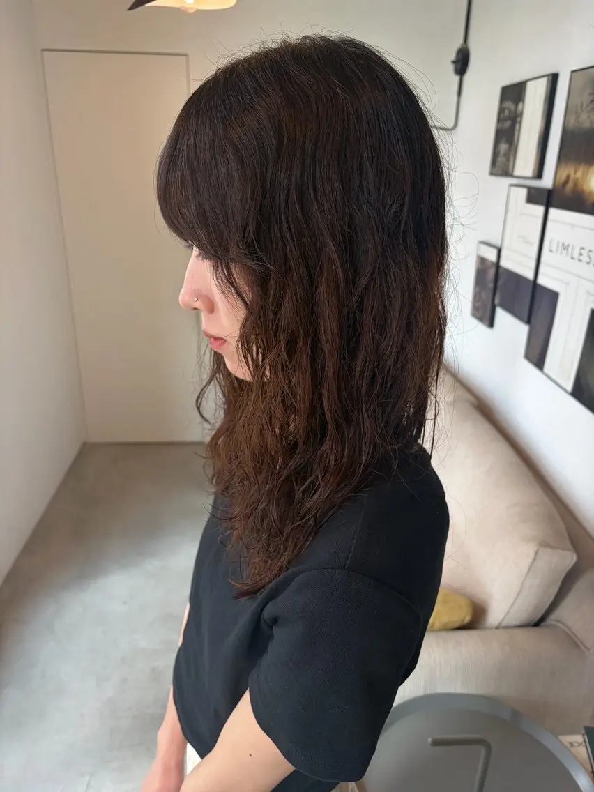ロング パーマ カットモデル募集中/ 新潟駅前/美羽のヘアスタイル