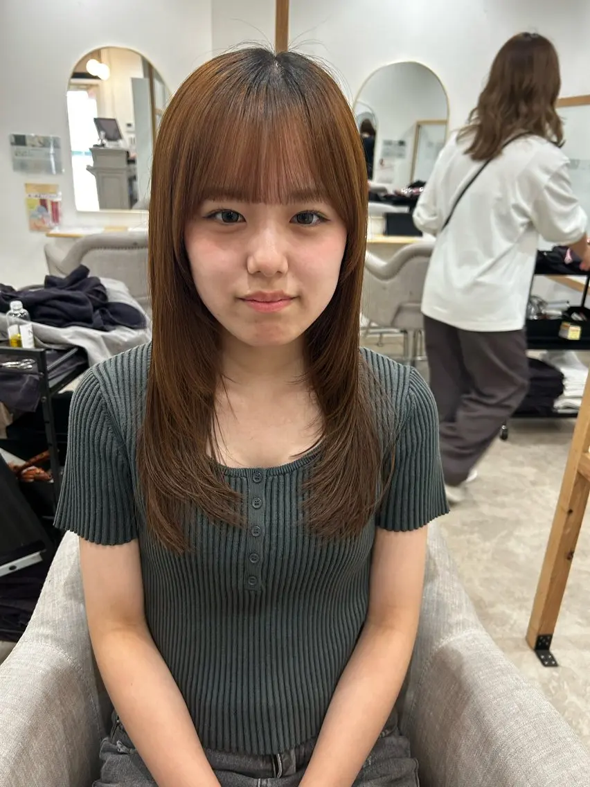 レイヤーカットの写真