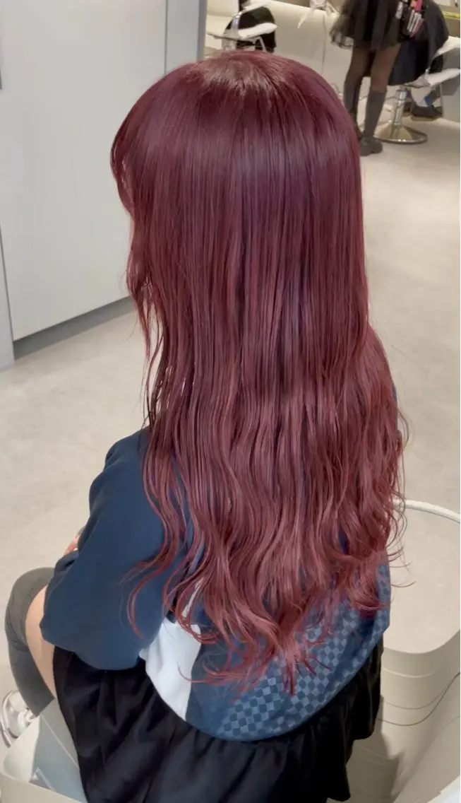 ロング カラー 黒田 優里 🎀🫧のヘアスタイル