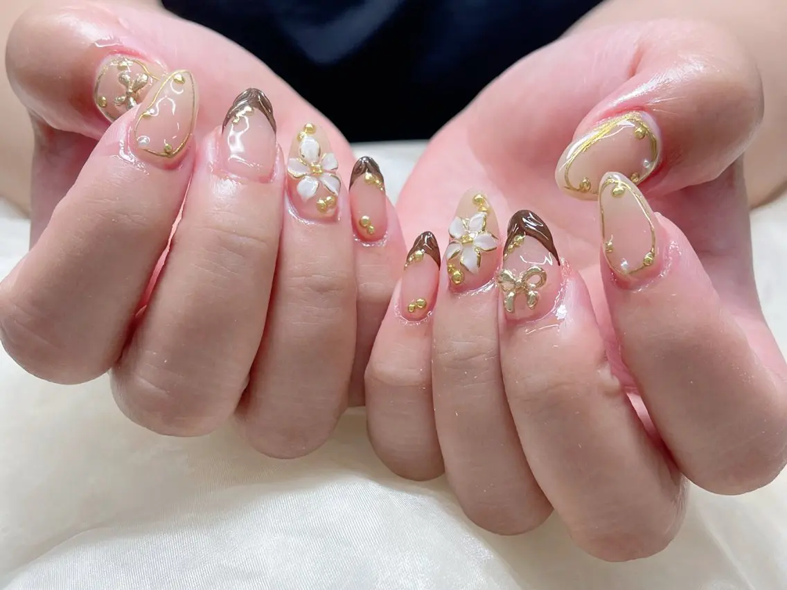 ネイル 🎀ネイルサロン エクラYUI🎀のネイルデザイン