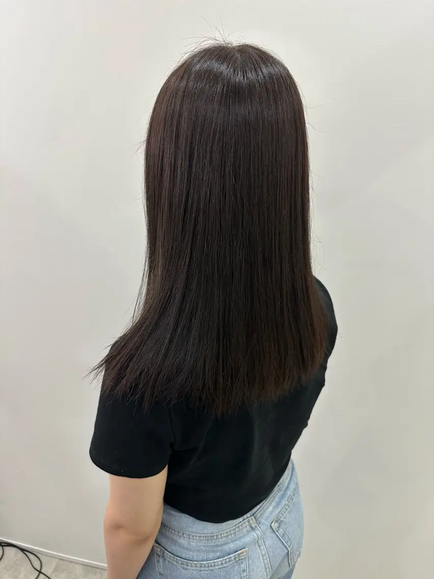 セミロング カラー カット ヘアカラー トリートメント レイヤー/ヘアセット 💐nao.のヘアスタイル