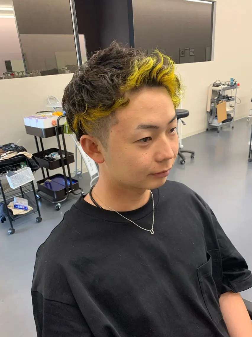 ショート カット パーマ 奥谷 魁士のヘアスタイル