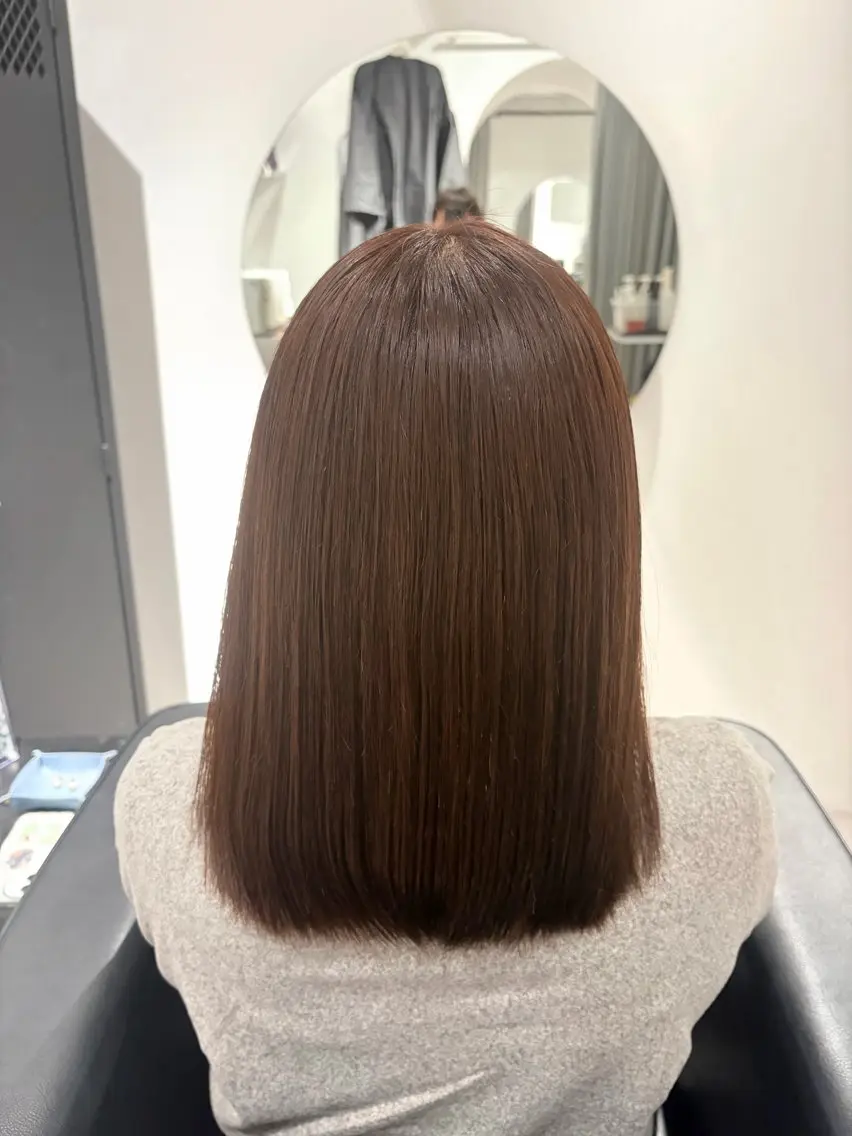 ミディアム カラー トリートメント 高取大将 /髪質改善/艶髪のヘアスタイル