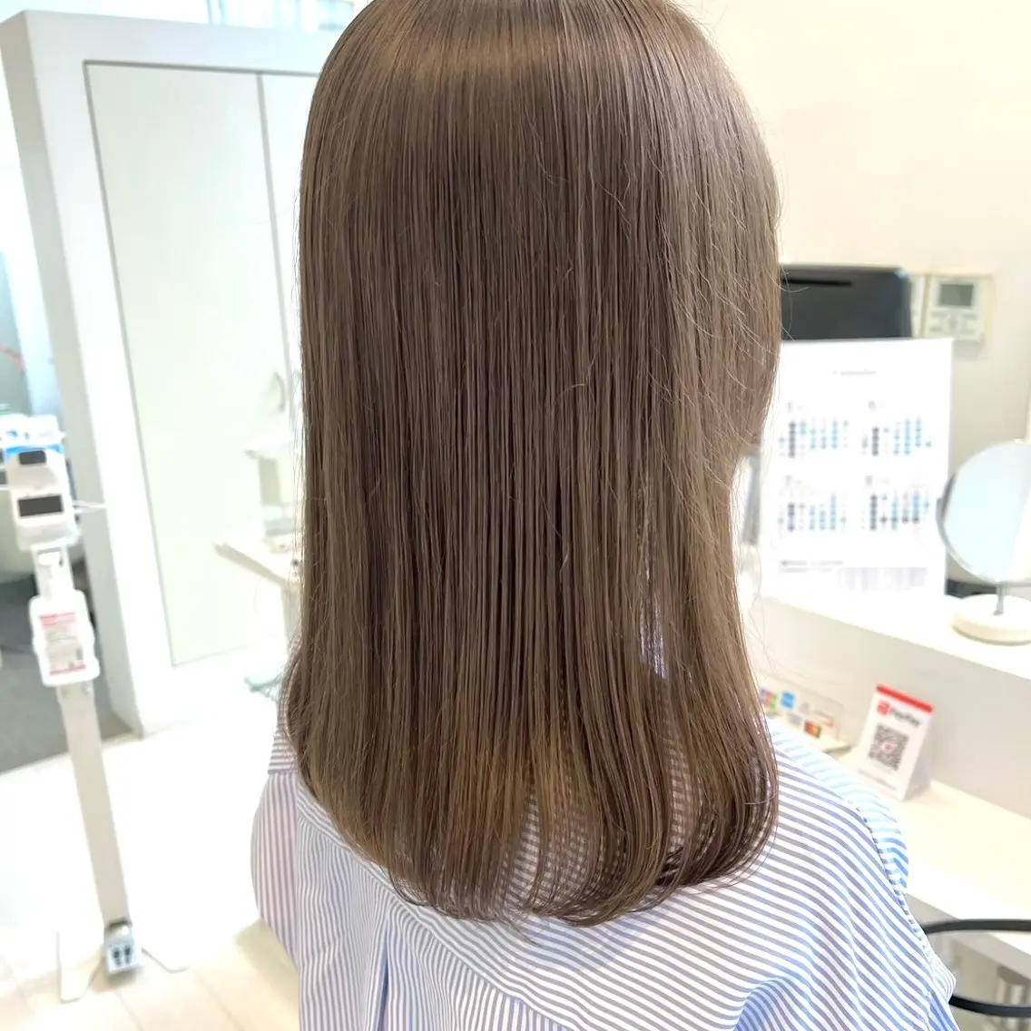 セミロング カラー ParveMix 🪽鳥取彩花のヘアスタイル