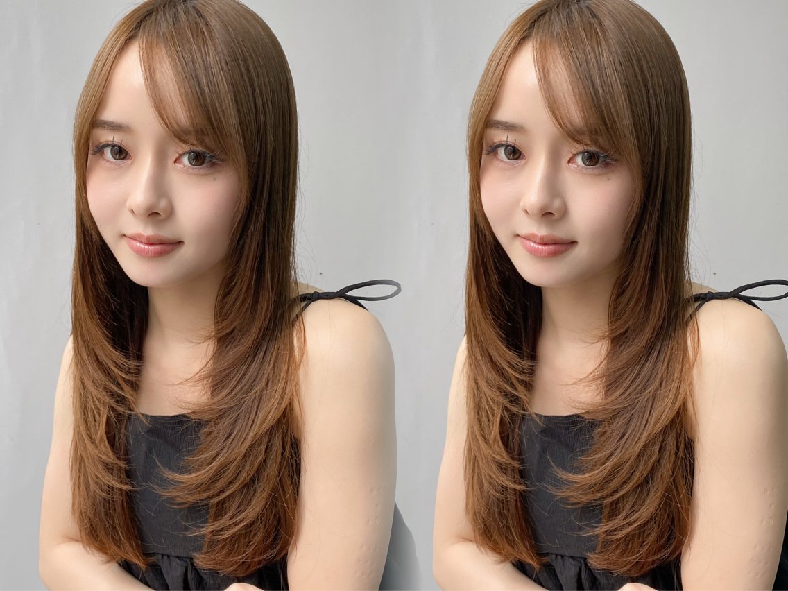 ロング カラー 髪質改善 トリートメント カット ヘアカラー トリートメント レイヤー×縮毛矯正✨ 髪質改善/佐藤侑哉のヘアスタイル