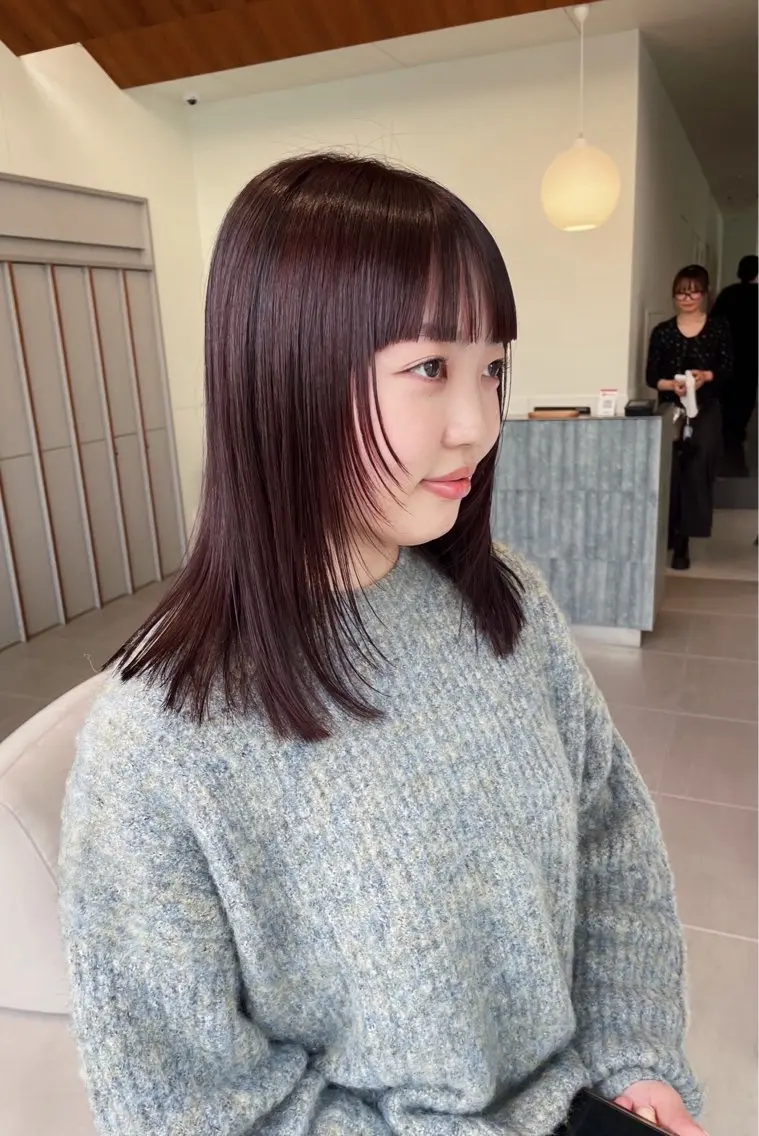 ミディアム Wカラー／ベージュ／ ロングカット/Rioのヘアスタイル
