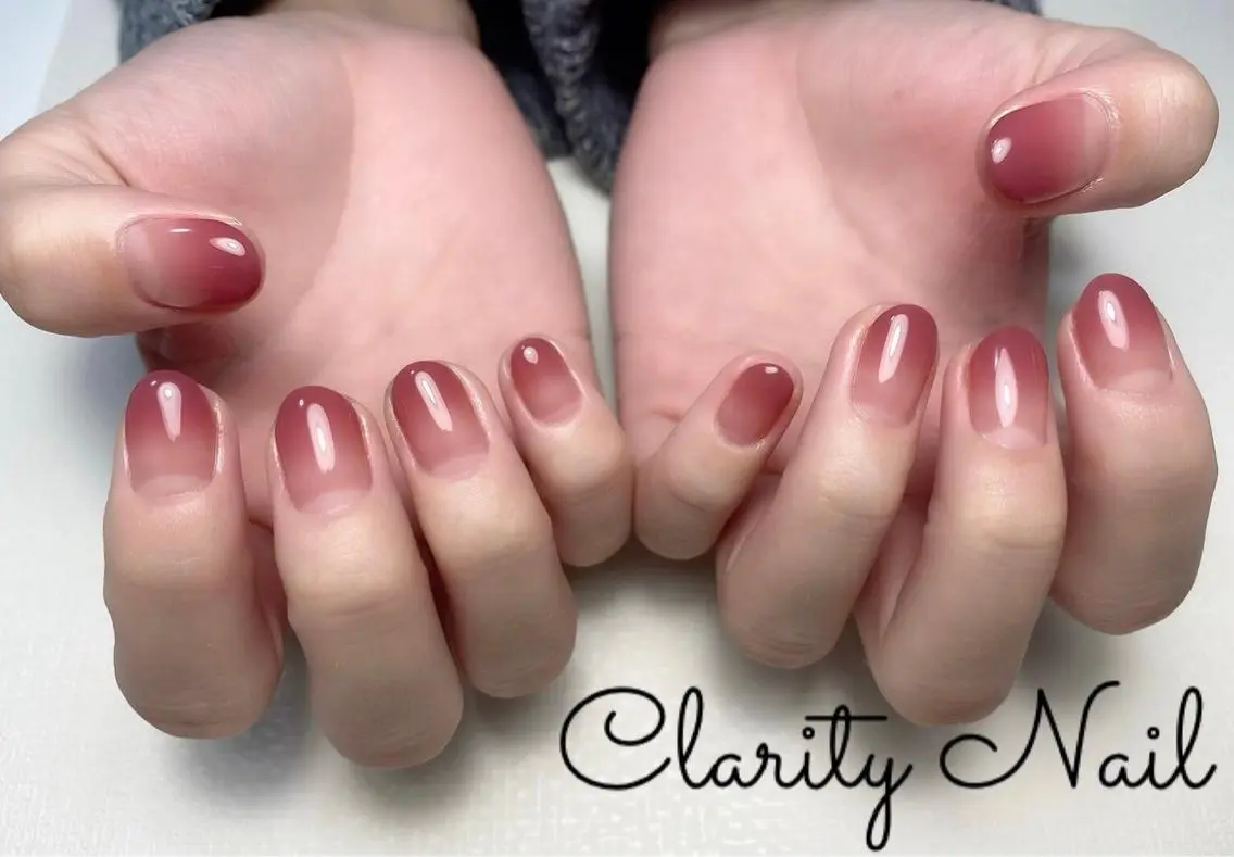 ネイル グラデーション ハンドネイル Clarity Nailのネイルデザイン