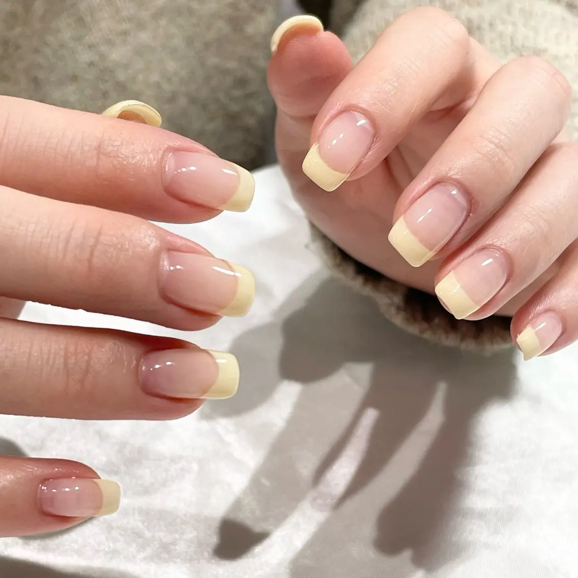 【HAND】フレンチネイル(オフあり)の写真