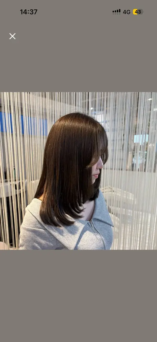 セミロング カラー 透明感カラー レイヤーカット ヘアカラー トリートメント ヘッドスパ RINNO🌷透明感 カラー/髪質改善のヘアスタイル