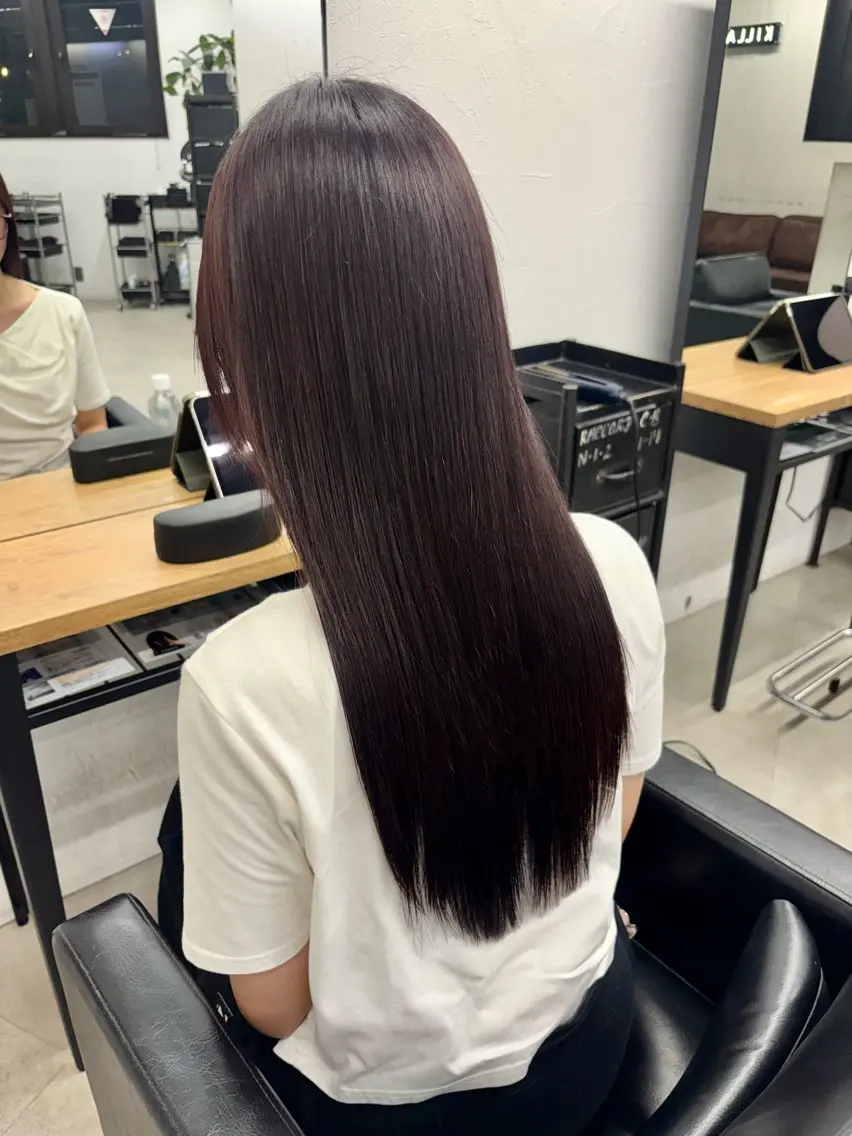 ロング カラー ヘアカラー トリートメント 透明感カラー🫧 /hinaのヘアスタイル