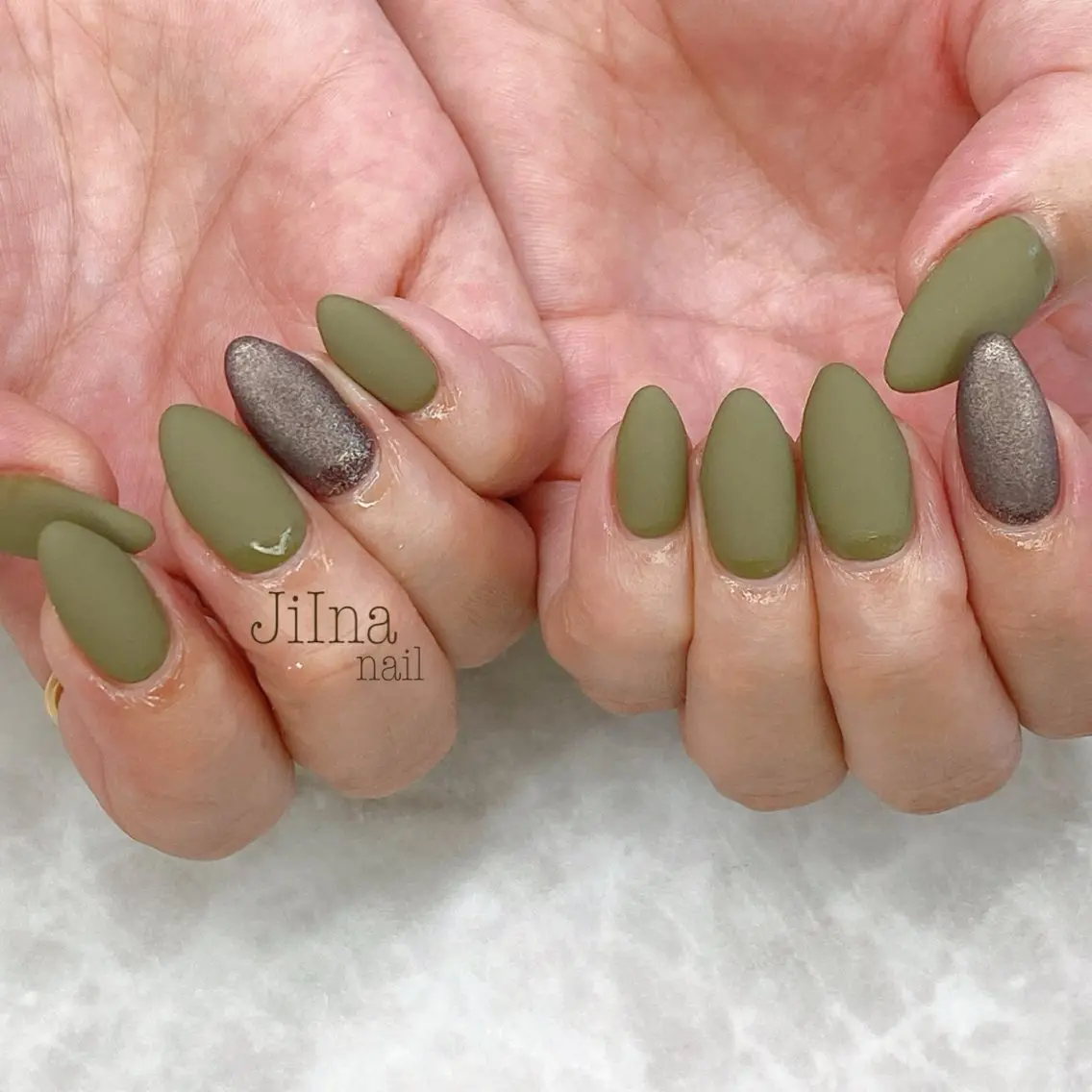 ネイル マットネイル JiIna nailのネイルデザイン