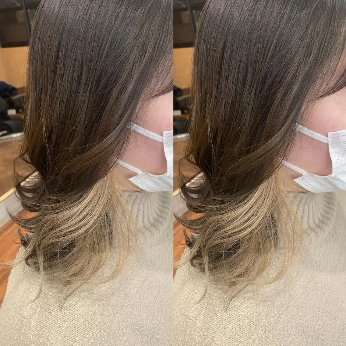 セミロング ＳＨＩ ＺＵのヘアスタイル