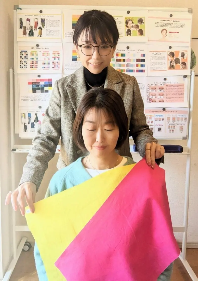 💚トータル総合診断💚パーソナルカラー+骨格+顔タイプ診断😊診断セット✨ヘアカラースタイル・コスメ診断書付【90分】の写真