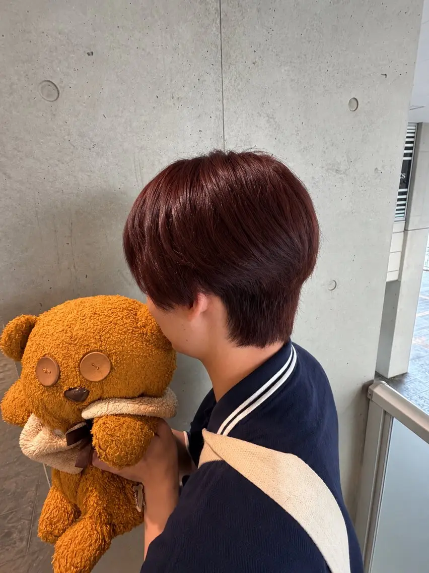 メンズ ヘアカラー モデル募集中🩵 かれんのヘアスタイル